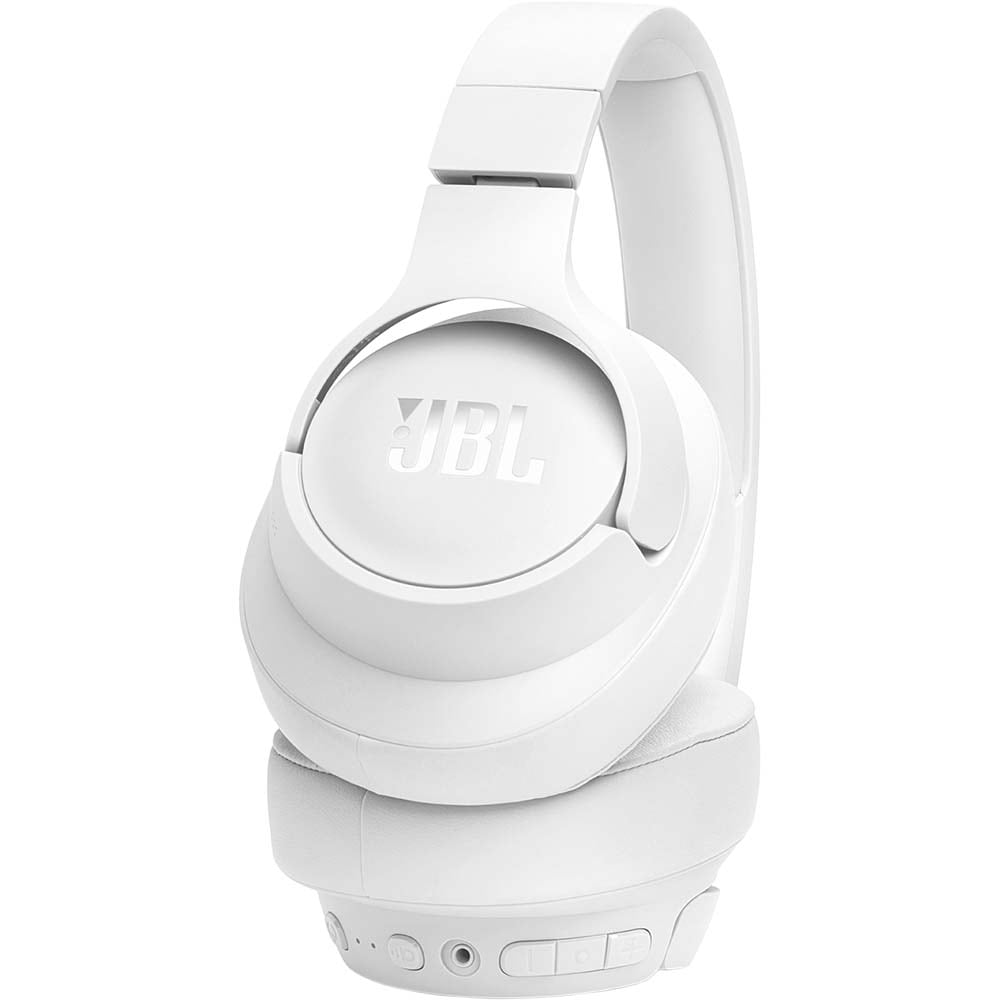 Casti JBL Tune 770NC, Bluetooth, On-ear, Microfon, Noise cancelling, alb