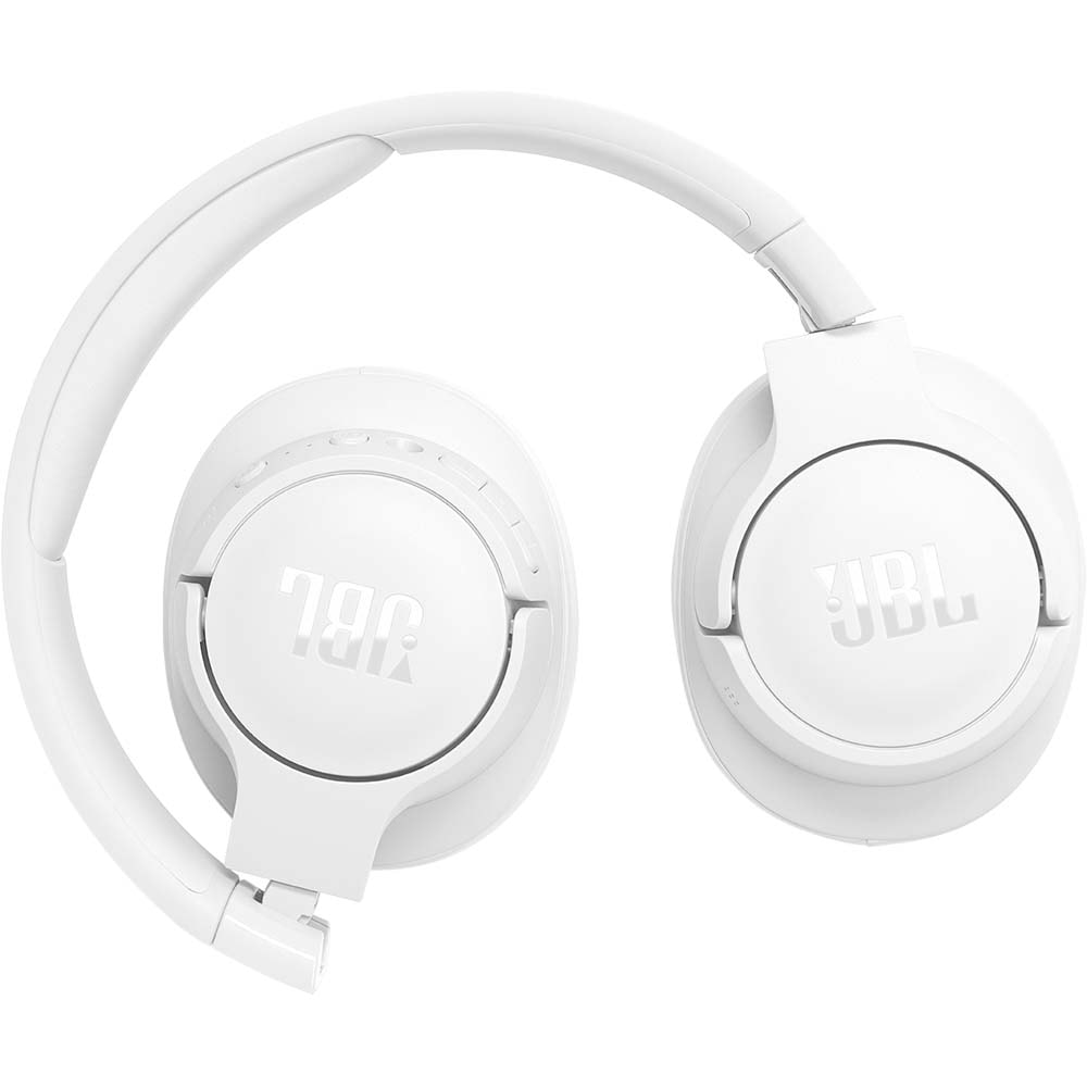 Casti JBL Tune 770NC, Bluetooth, On-ear, Microfon, Noise cancelling, alb