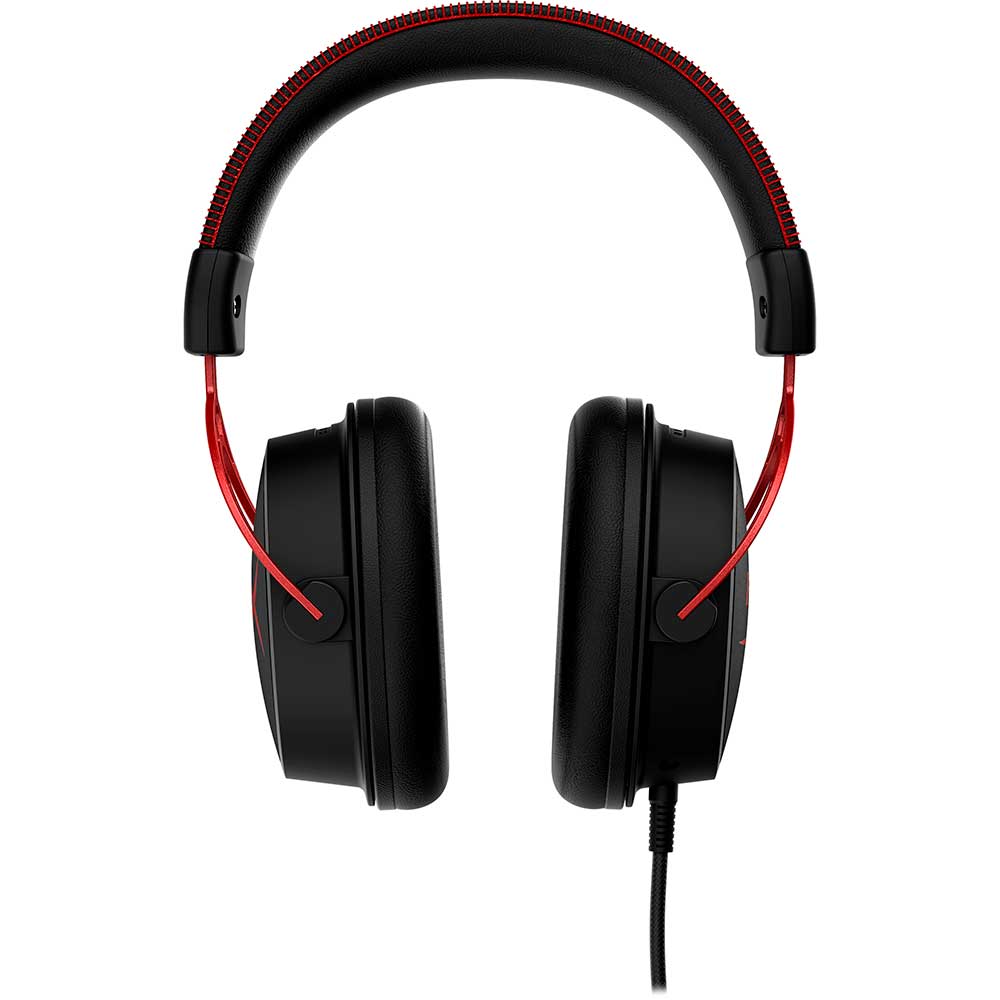 Casti Gaming HyperX Cloud Alpha Red, surround, multiplatforma, 3.5mm, negru-rosu