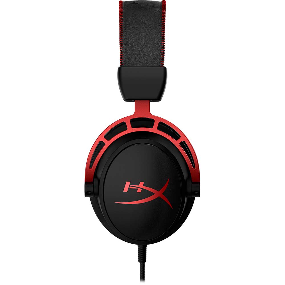 Casti Gaming HyperX Cloud Alpha Red, surround, multiplatforma, 3.5mm, negru-rosu
