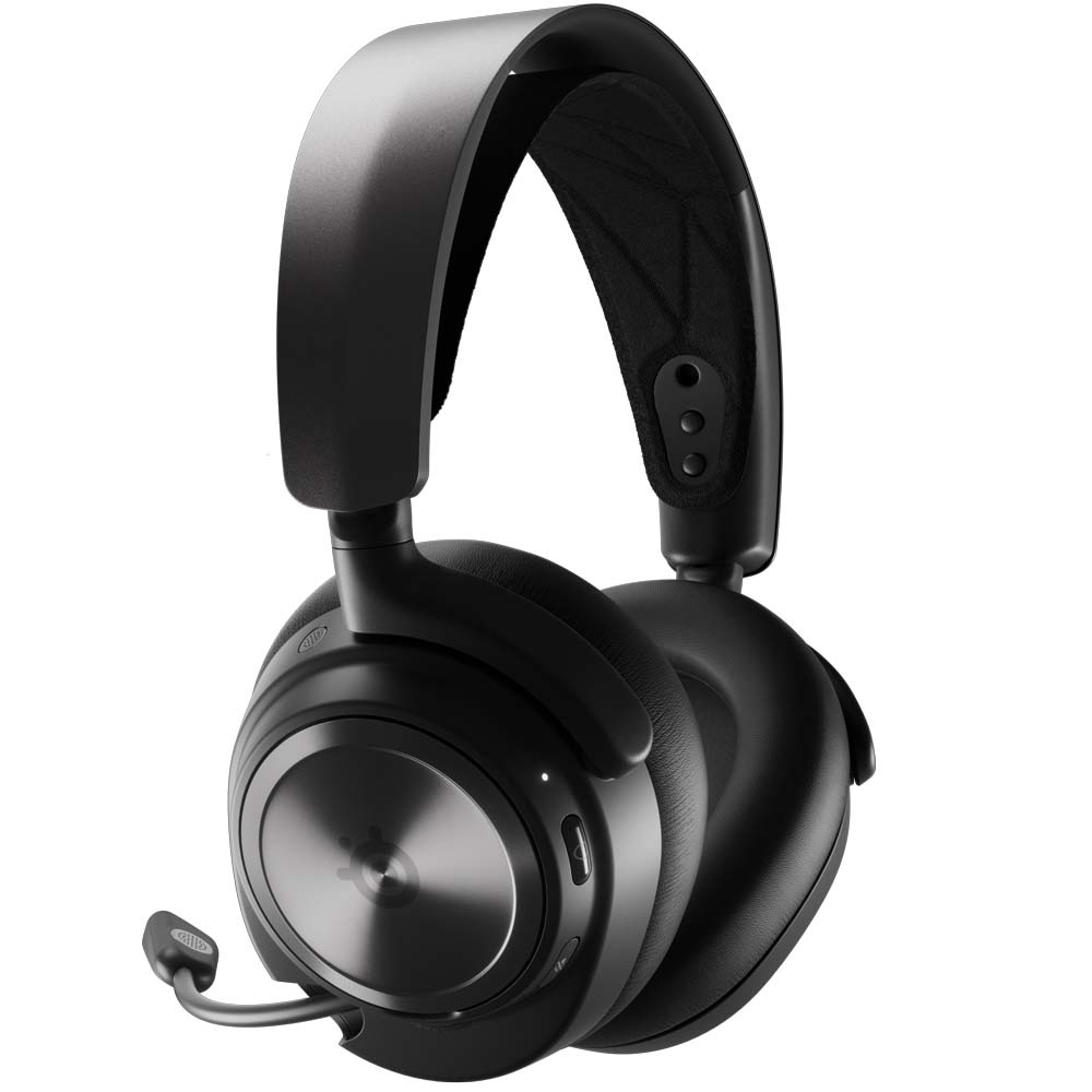 Casti Gaming Wireless STEELSERIES Arctis Nova Pro Wireless, Spatial Audio, multiplatforma, negru