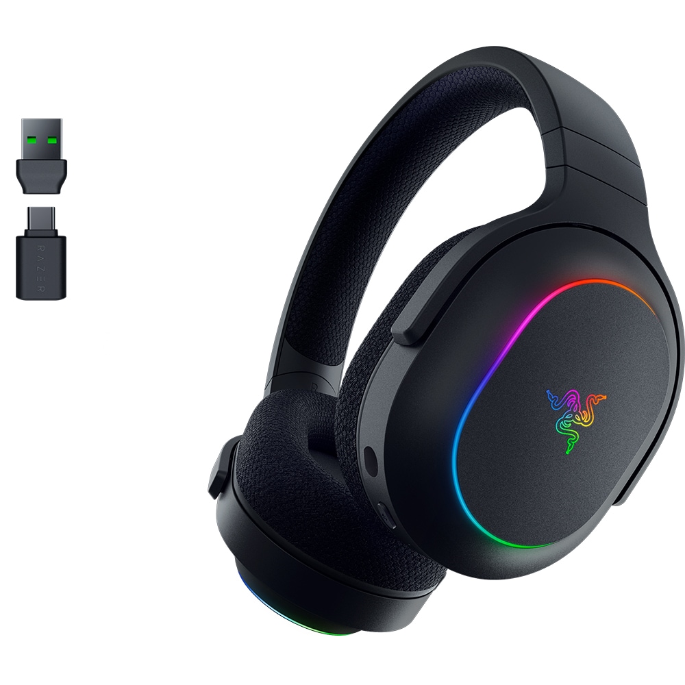 Casti Gaming Wireless RAZER Barracuda X Chroma, 7.1 Surround, negru