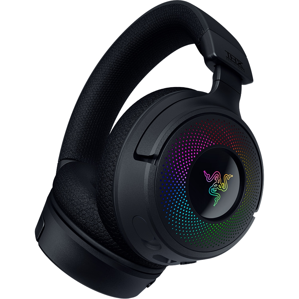 Casti Gaming Wireless RAZER Kraken V4, THX Spatial Audio, multiplatforma, negru