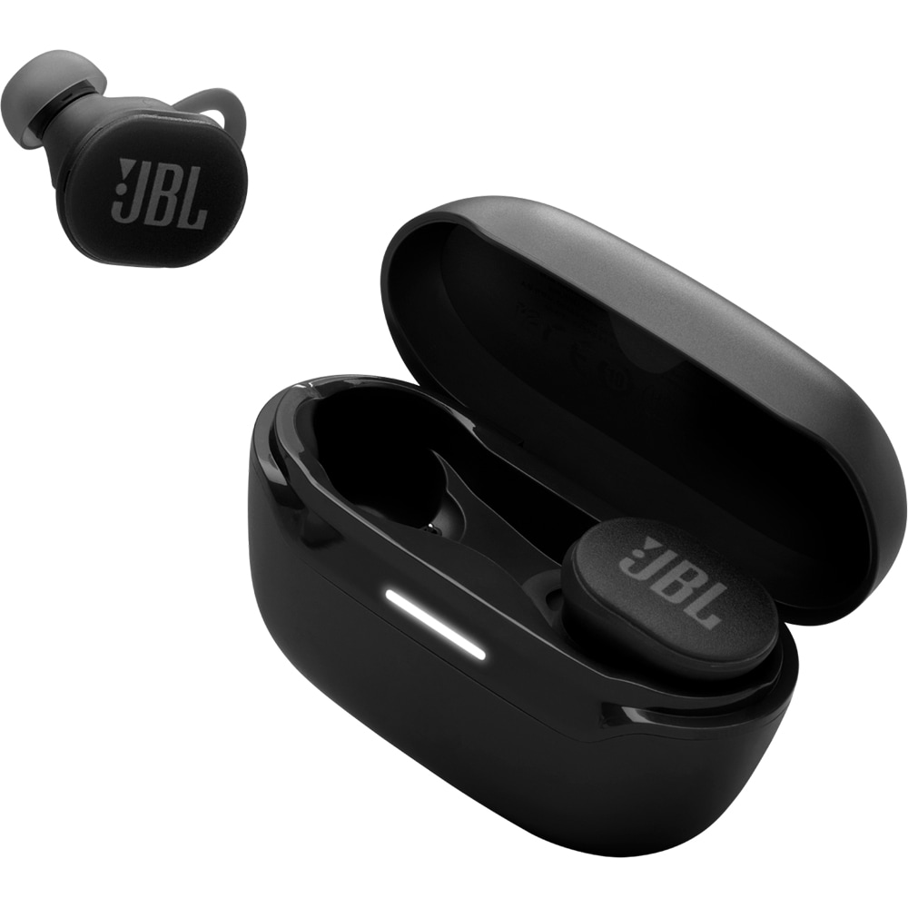 Casti JBL Endurance Race 2, True wireless, Bluetooth, In-ear, Microfon, Noise cancelling, negru