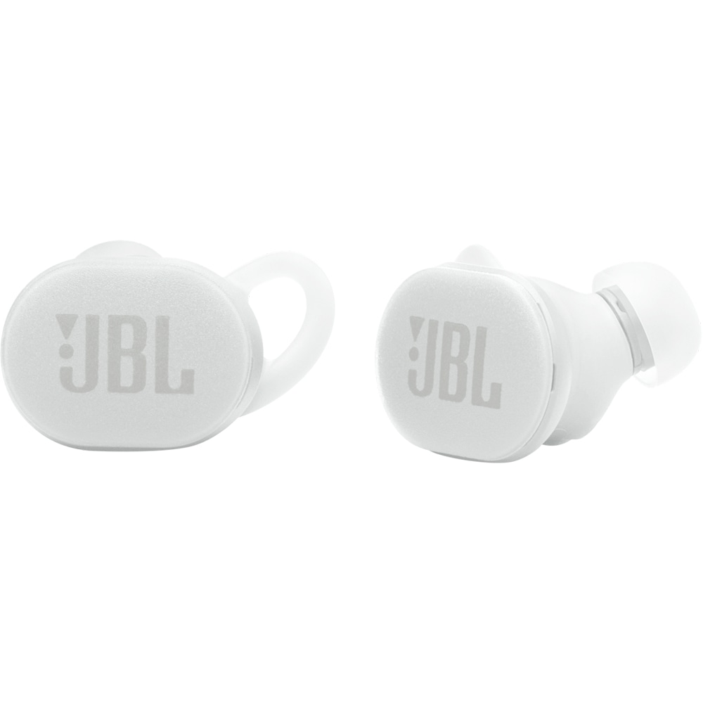 Casti JBL Endurance Race 2, True wireless, Bluetooth, In-ear, Microfon, Noise cancelling, alb