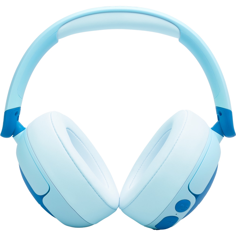 Casti pentru copii JBL JR470NC, Bluetooth, Over-ear, Microfon, Noise Cancelling, albastru