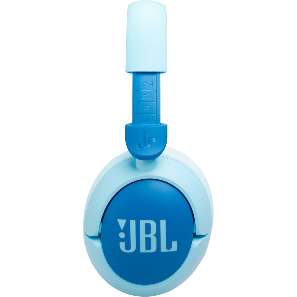Casti pentru copii JBL JR470NC, Bluetooth, Over-ear, Microfon, Noise Cancelling, albastru