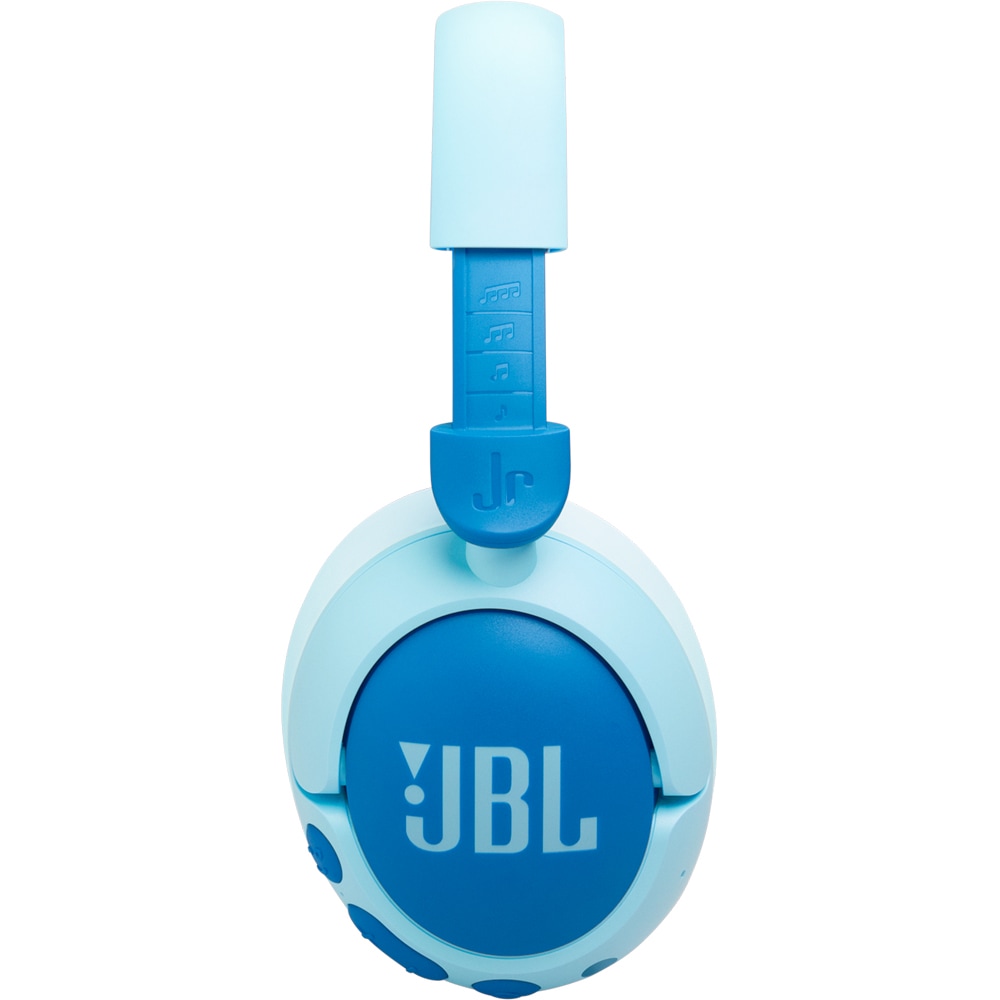 Casti pentru copii JBL JR470NC, Bluetooth, Over-ear, Microfon, Noise Cancelling, albastru