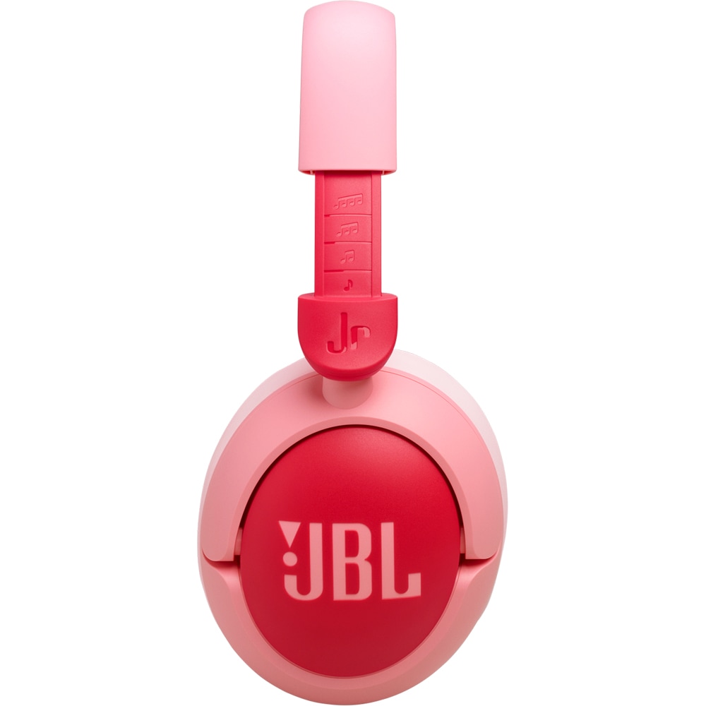 Casti pentru copii JBL JR470NC, Bluetooth, Over-ear, Microfon, Noise Cancelling, roz