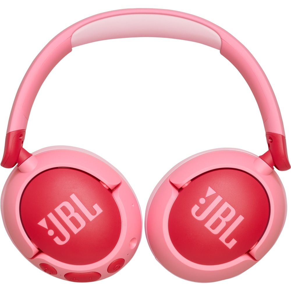 Casti pentru copii JBL JR470NC, Bluetooth, Over-ear, Microfon, Noise Cancelling, roz