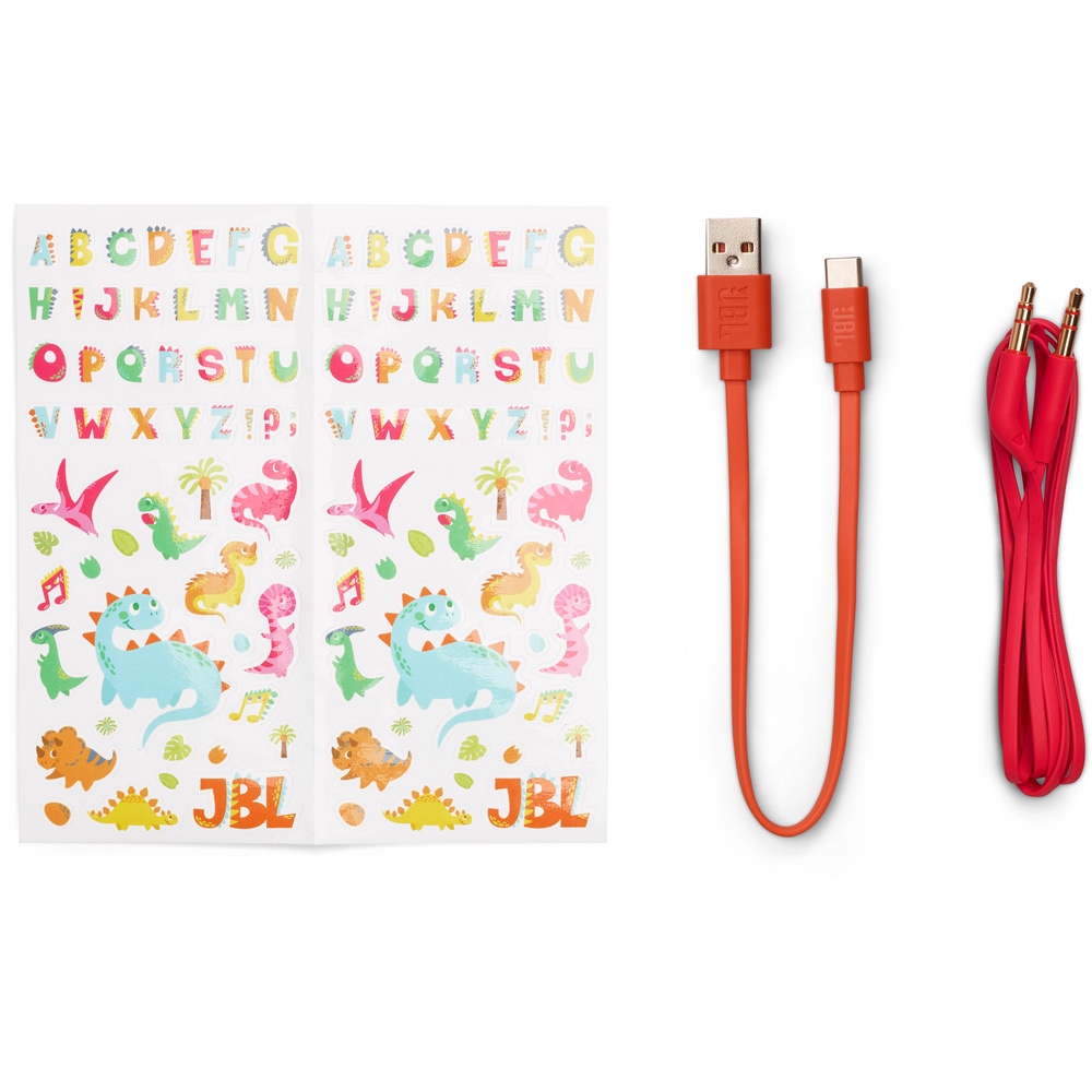 Casti pentru copii JBL JR470NC, Bluetooth, Over-ear, Microfon, Noise Cancelling, roz