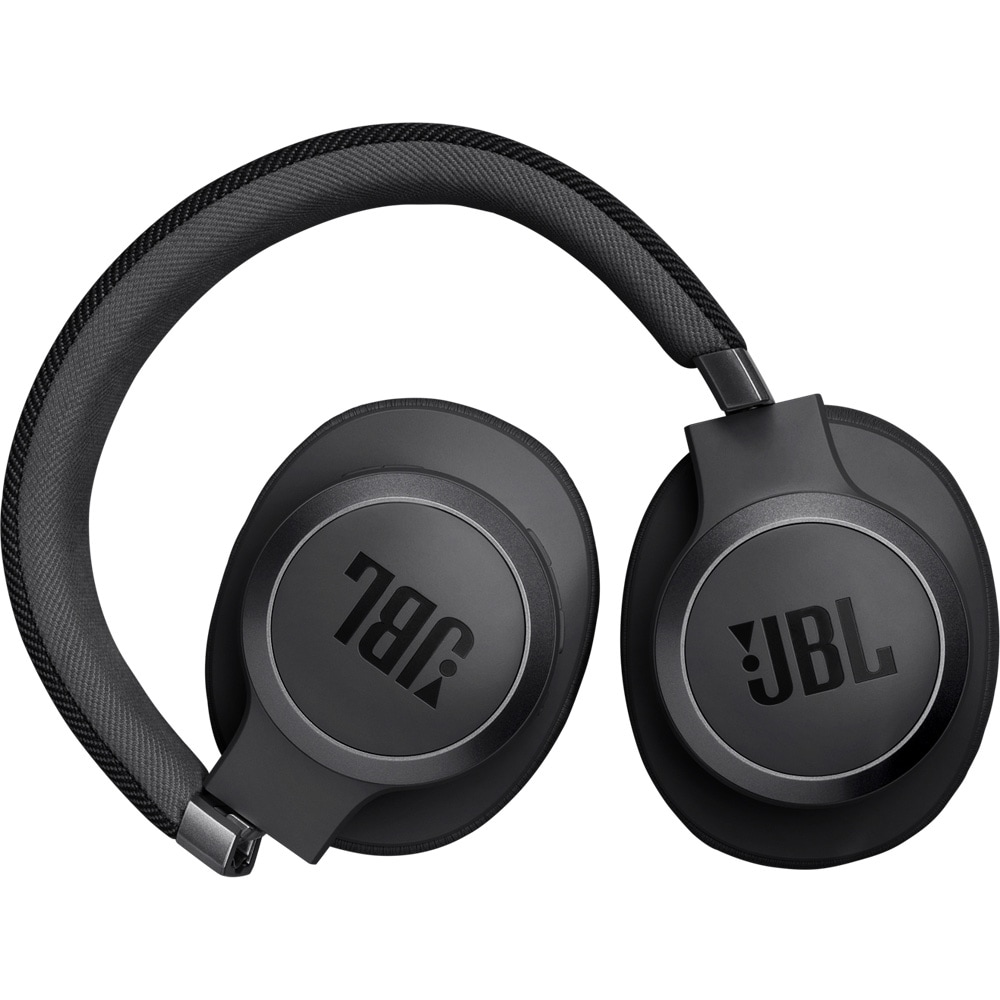 Casti JBL Live 770NC, Bluetooth, Over-ear, Microfon, Noise Cancelling, negru