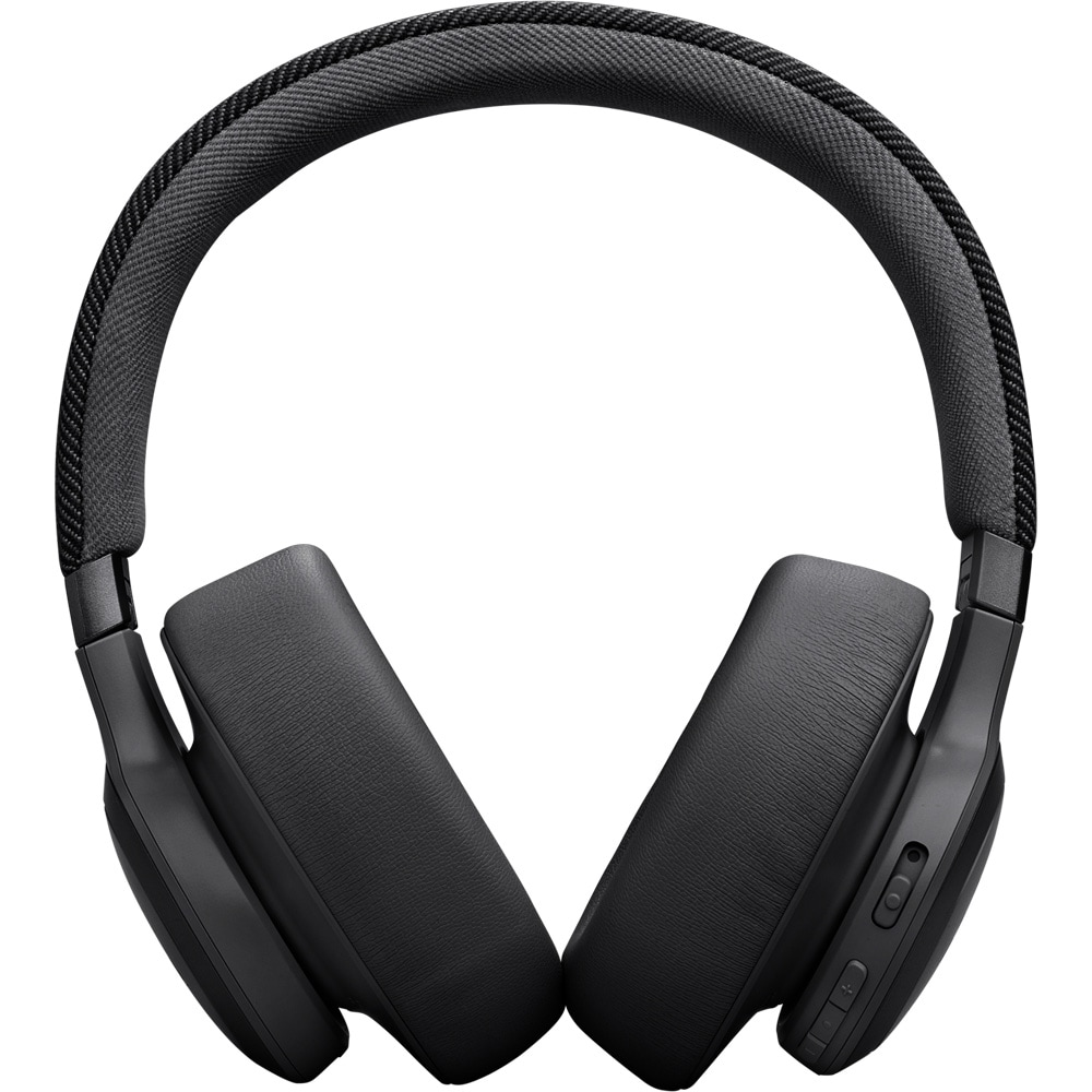 Casti JBL Live 770NC, Bluetooth, Over-ear, Microfon, Noise Cancelling, negru