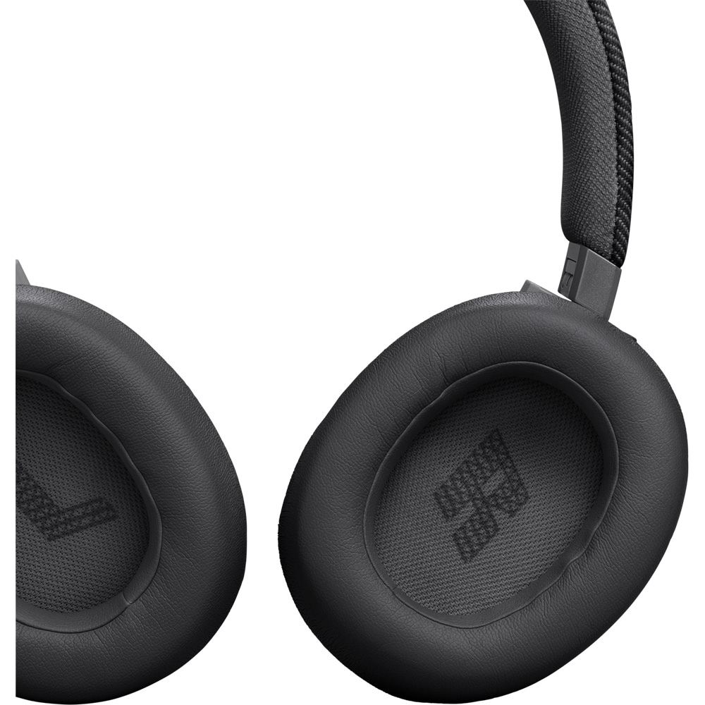 Casti JBL Live 770NC, Bluetooth, Over-ear, Microfon, Noise Cancelling, negru