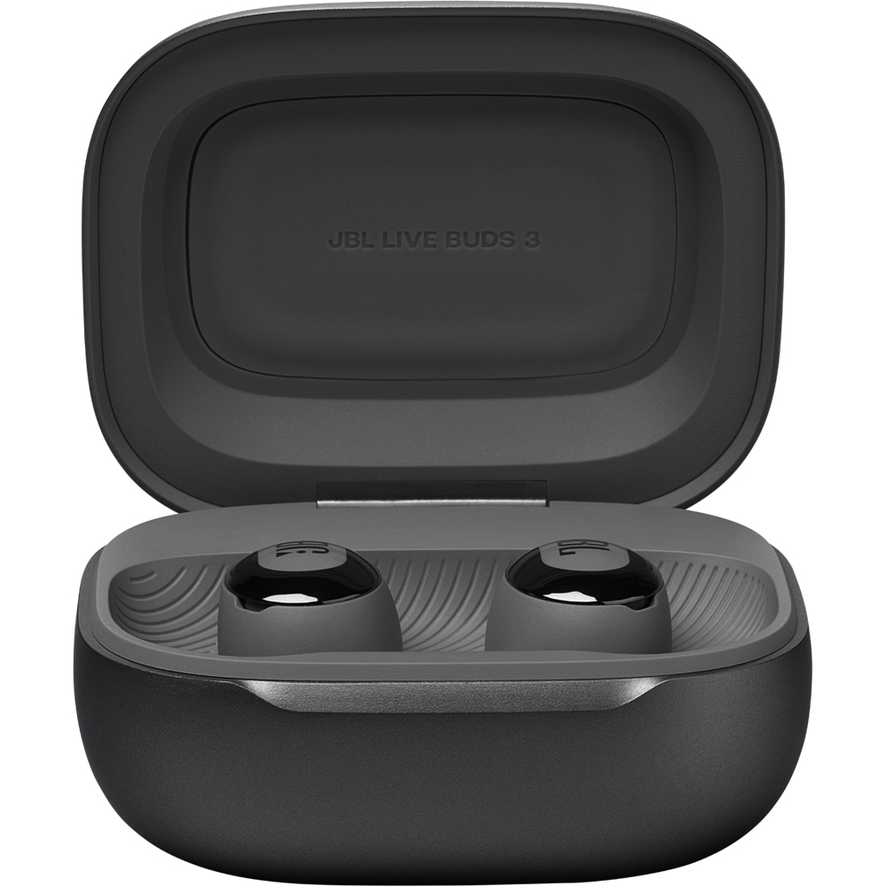 Casti JBL Live Buds 3, True wireless, Bluetooth, In-ear, Microfon, Noise cancelling, negru