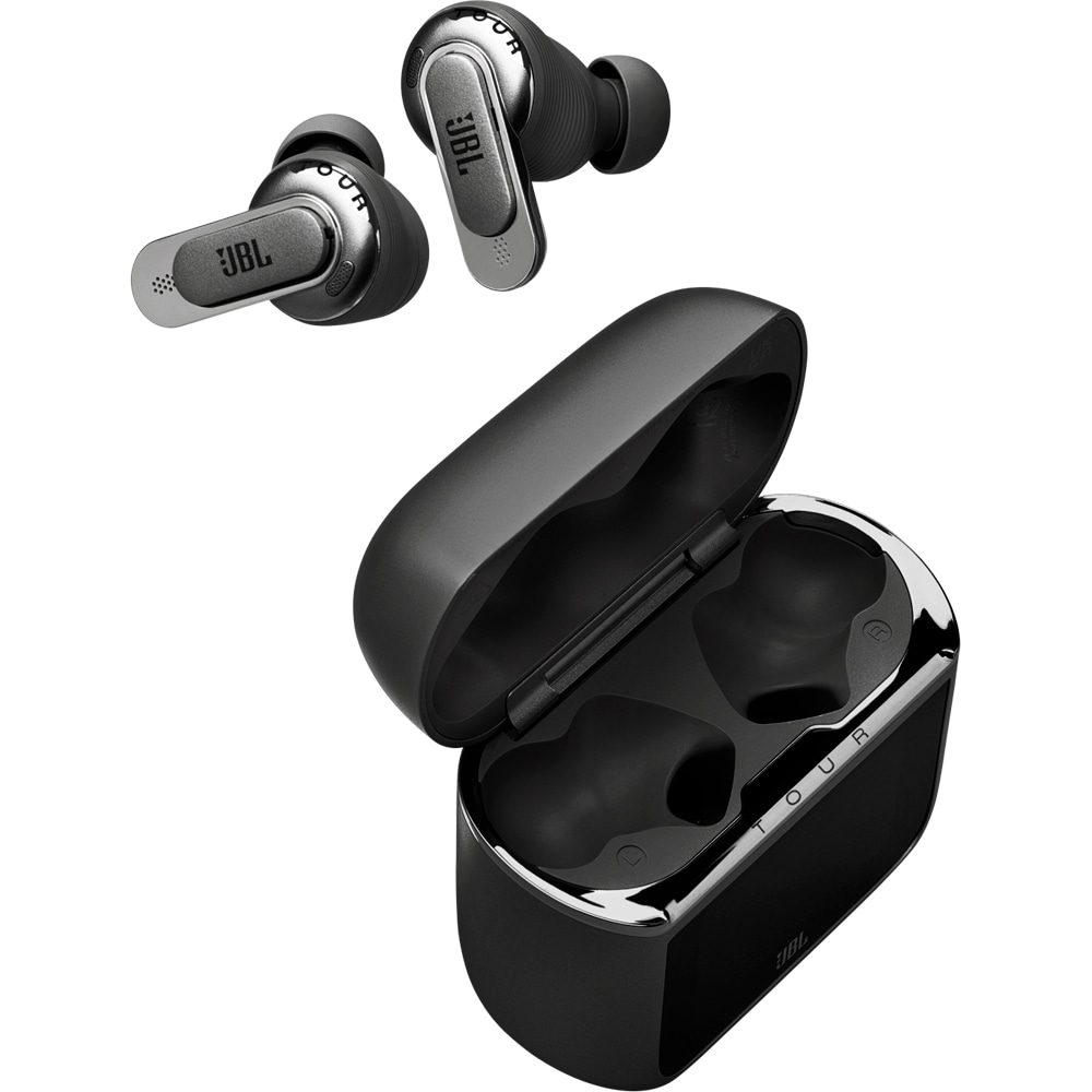 Casti JBL Tour Pro 3, True Wireless, Bluetooth, In-Ear, Microfon, Noise Cancelling, negru