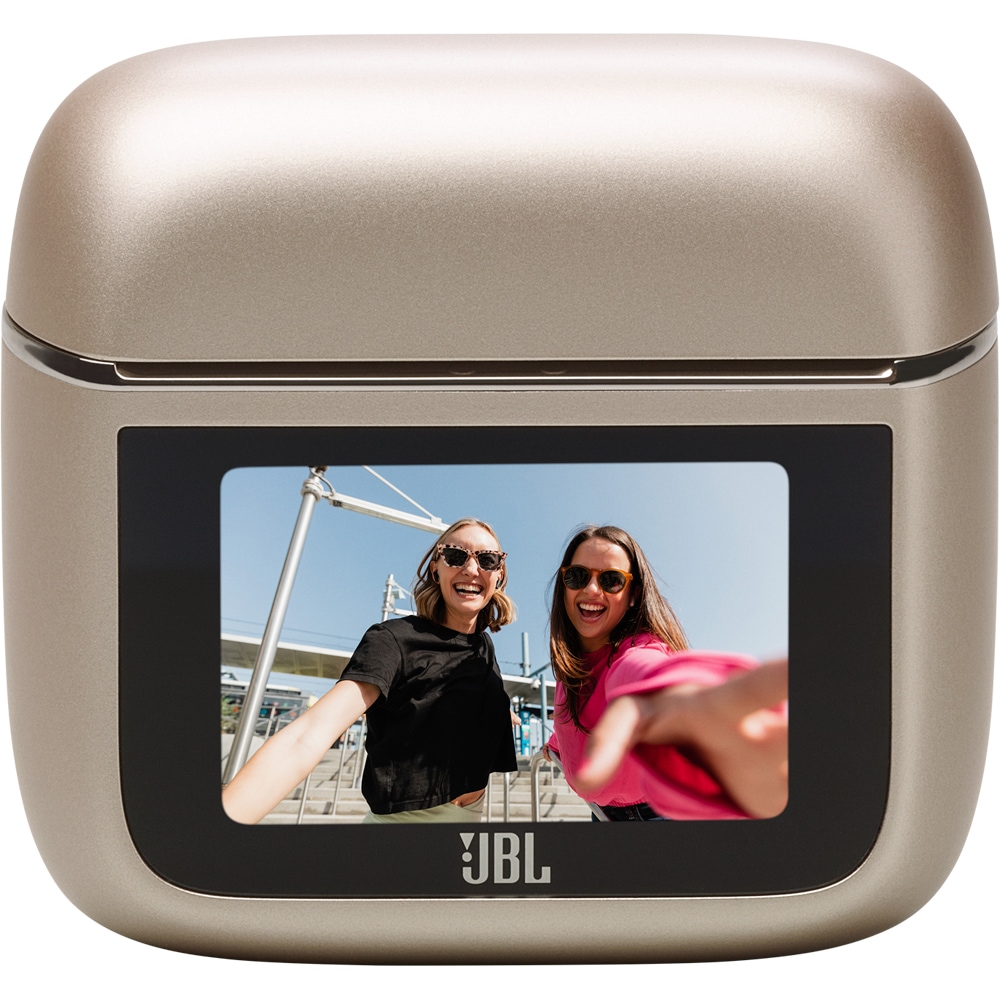 Casti JBL Tour Pro 3, True Wireless, Bluetooth, In-Ear, Microfon, Noise Cancelling, crem