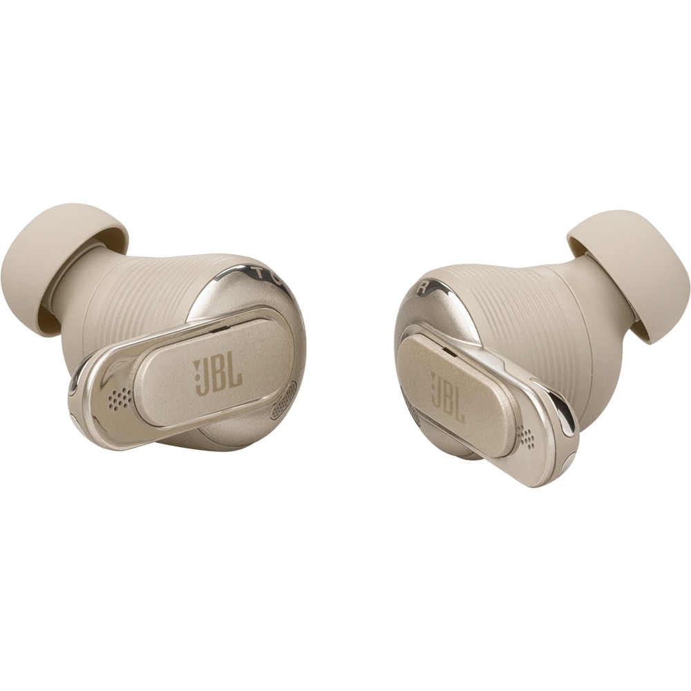 Casti JBL Tour Pro 3, True Wireless, Bluetooth, In-Ear, Microfon, Noise Cancelling, crem