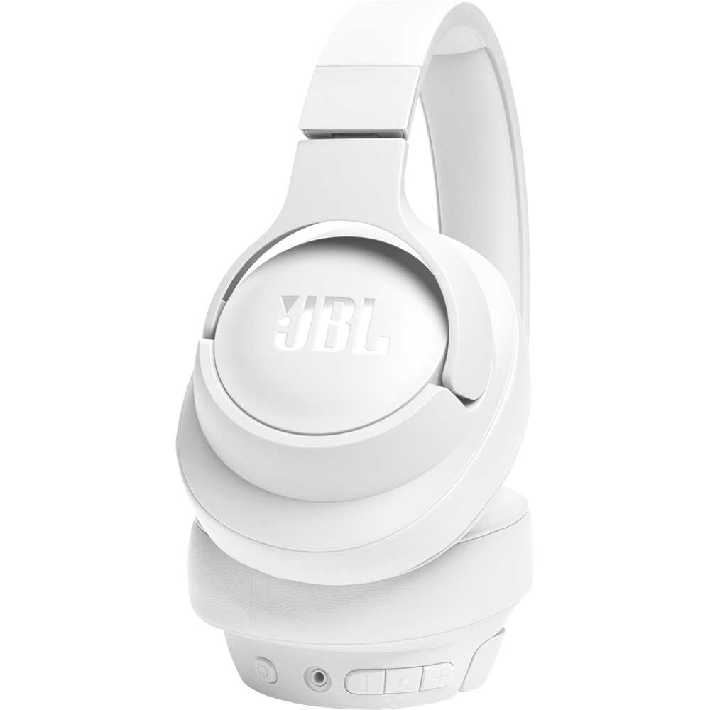 Casti JBL Tune 720BT, Bluetooth, Over-ear, Microfon, alb