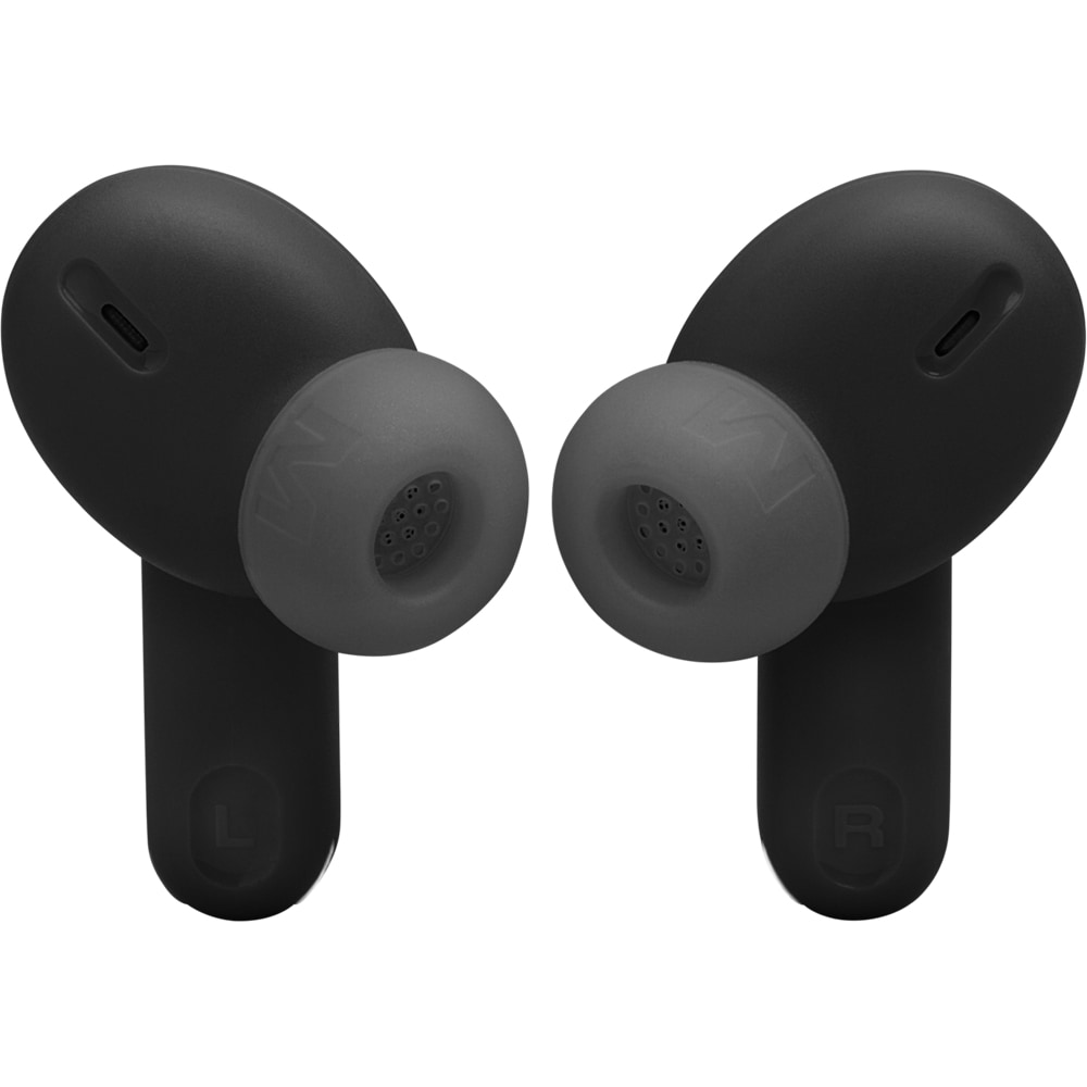 Casti JBL Tune Beam 2, True Wireless, Bluetooth, In-Ear, Microfon, Noise Cancelling, negru