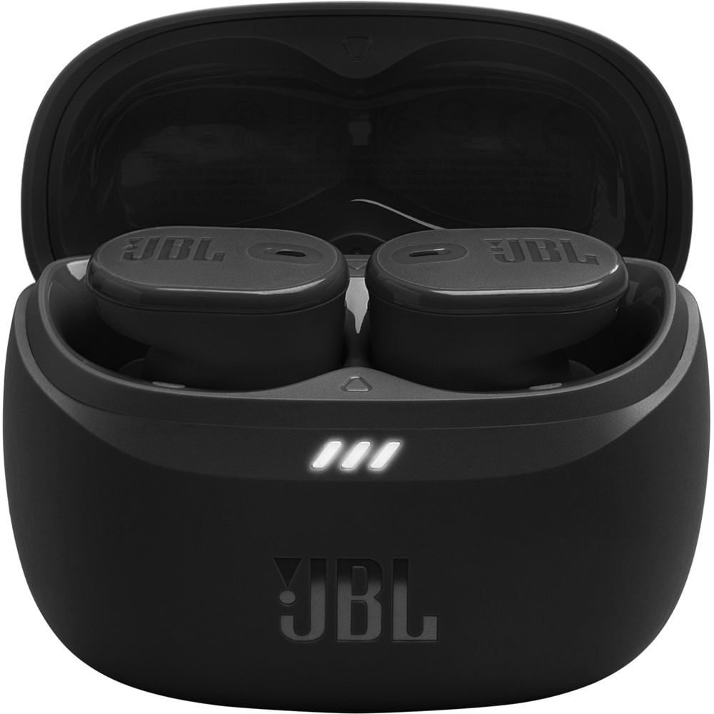 Casti JBL Tune Buds 2, True Wireless, Bluetooth, In-Ear, Microfon, Noise Cancelling, negru
