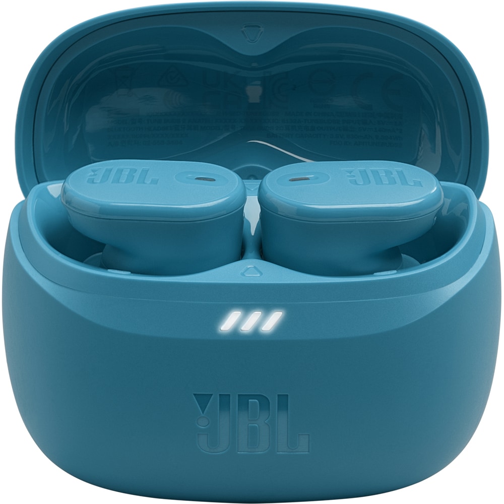 Casti JBL Tune Buds 2, True Wireless, Bluetooth, In-Ear, Microfon, Noise Cancelling, turcoaz