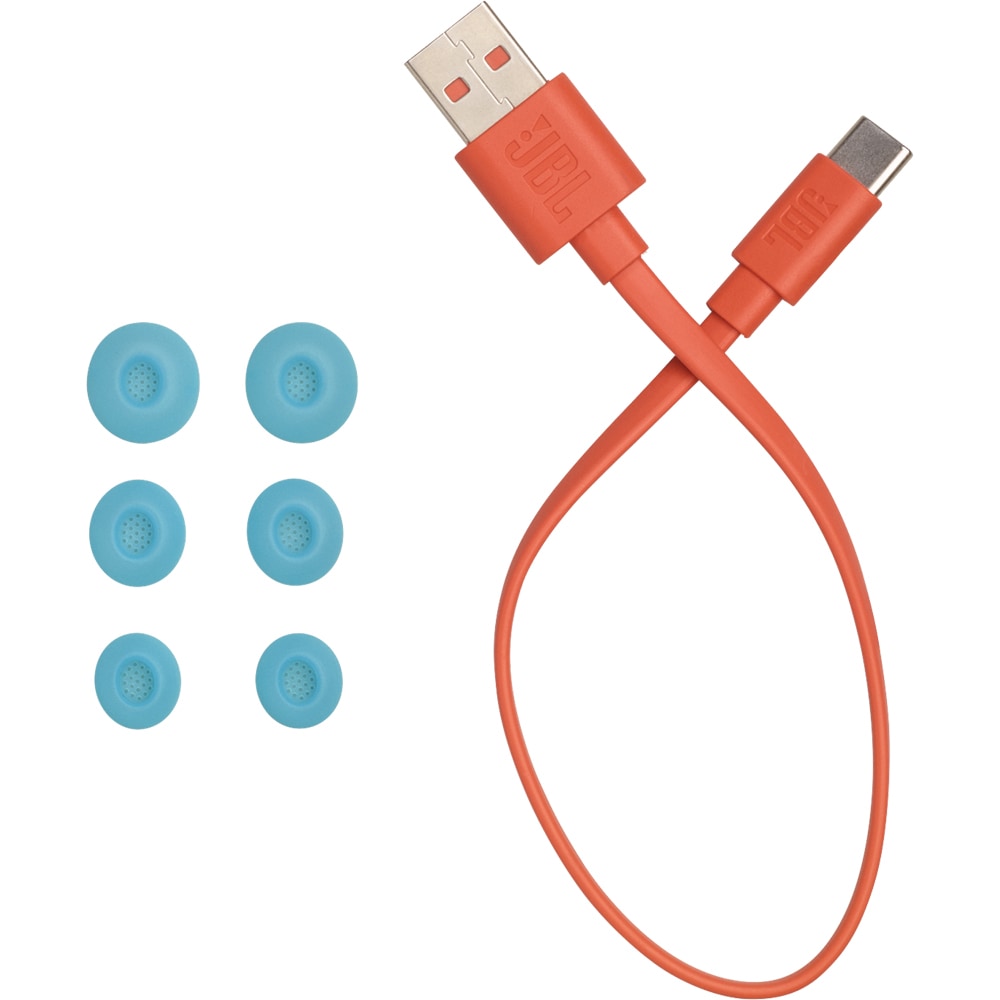 Casti JBL Tune Buds 2, True Wireless, Bluetooth, In-Ear, Microfon, Noise Cancelling, turcoaz