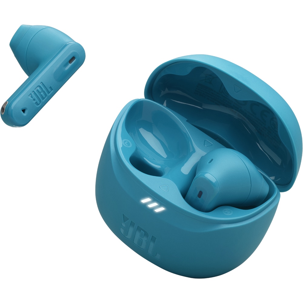 Casti JBL Tune Flex 2, True Wireless, Bluetooth, In-Ear, Microfon, Noise Cancelling, turcoaz