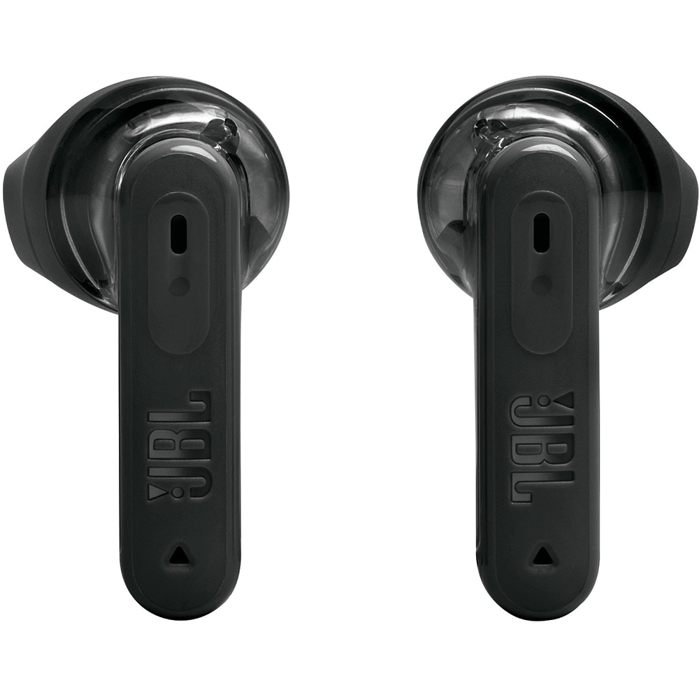 Casti JBL Tune Flex 2, True Wireless, Bluetooth, In-Ear, Microfon, Noise Cancelling, negru-transparent