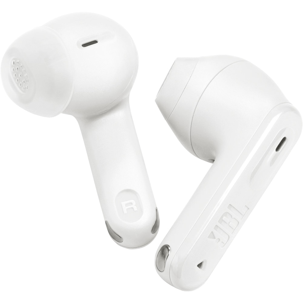 Casti JBL Tune Flex 2, True Wireless, Bluetooth, In-Ear, Microfon, Noise Cancelling, alb