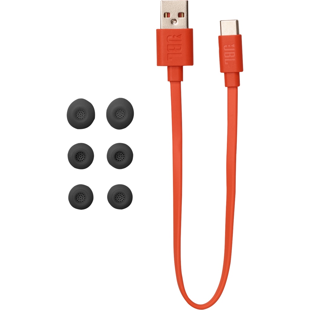 Casti JBL Vibe Buds 2, True Wireless, Bluetooth, In-Ear, Microfon, Noise Cancelling, negru