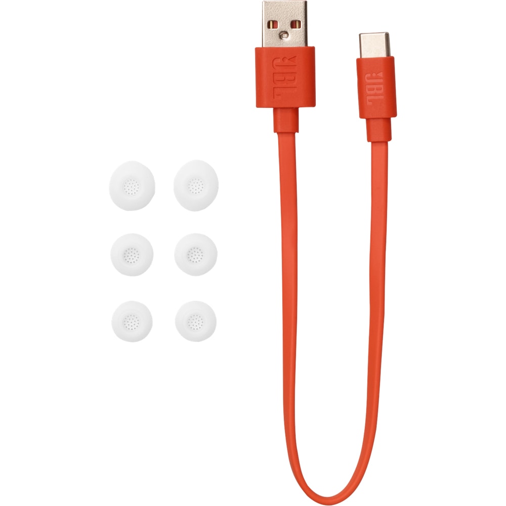 Casti JBL Vibe Buds 2, True Wireless, Bluetooth, In-Ear, Microfon, Noise Cancelling, alb