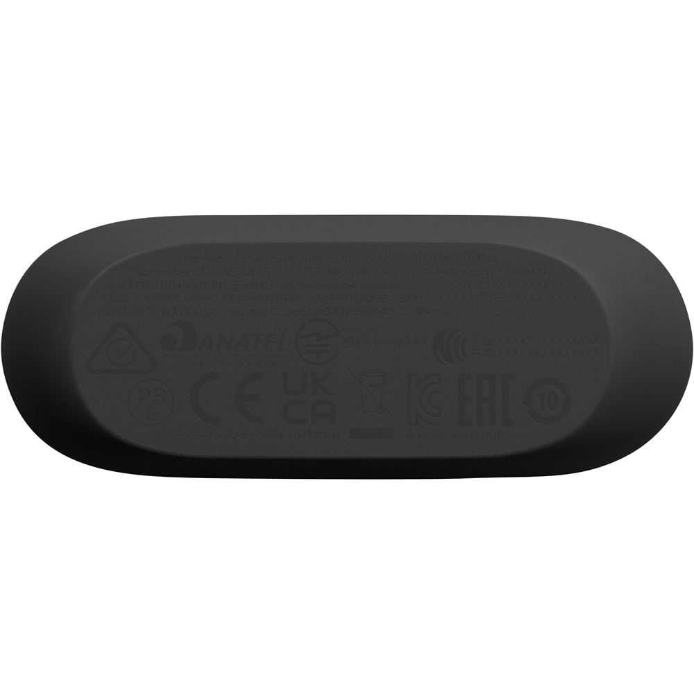 Casti JBL Vibe Buds, True wireless, Bluetooth, In-ear, Microfon, negru