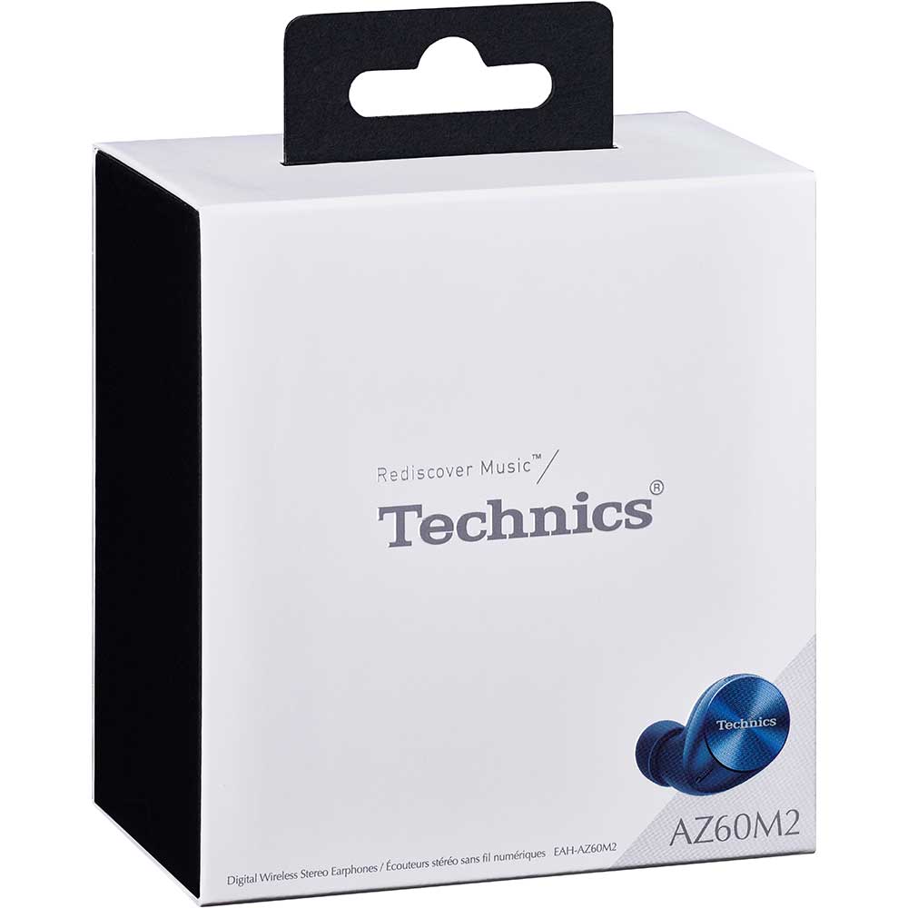 Casti TECHNICS EAH-AZ60M2EA, True Wireless, Bluetooth, In-ear, Microfon, Noise Cancelling, Carcasa incarcare wireless, albastru Casti TECHNICS EAH-AZ60M2EA, True Wireless, Bluetooth, In-ear, Microfon, Noise Cancelling, Carcasa incarcare wireless, albastru