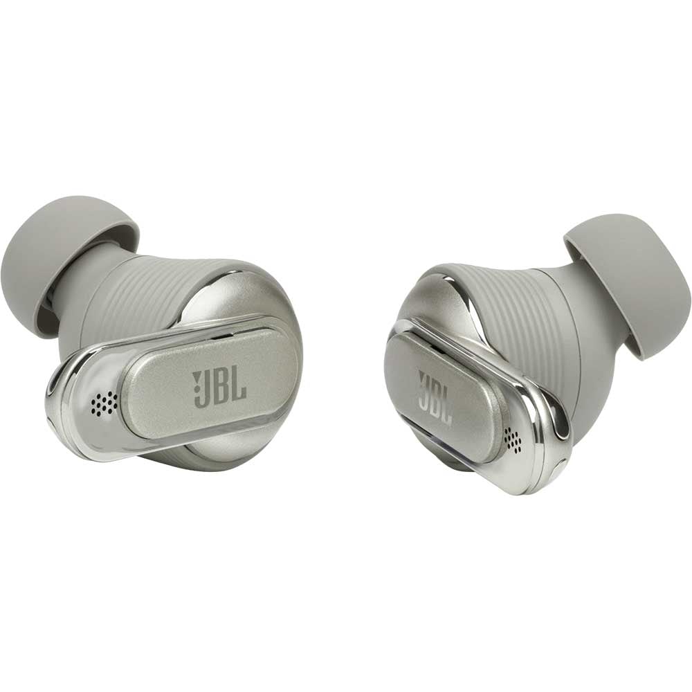Casti JBL Tour Pro 2, True wireless, Bluetooth, In-ear, Microfon, Noise cancelling, crem
