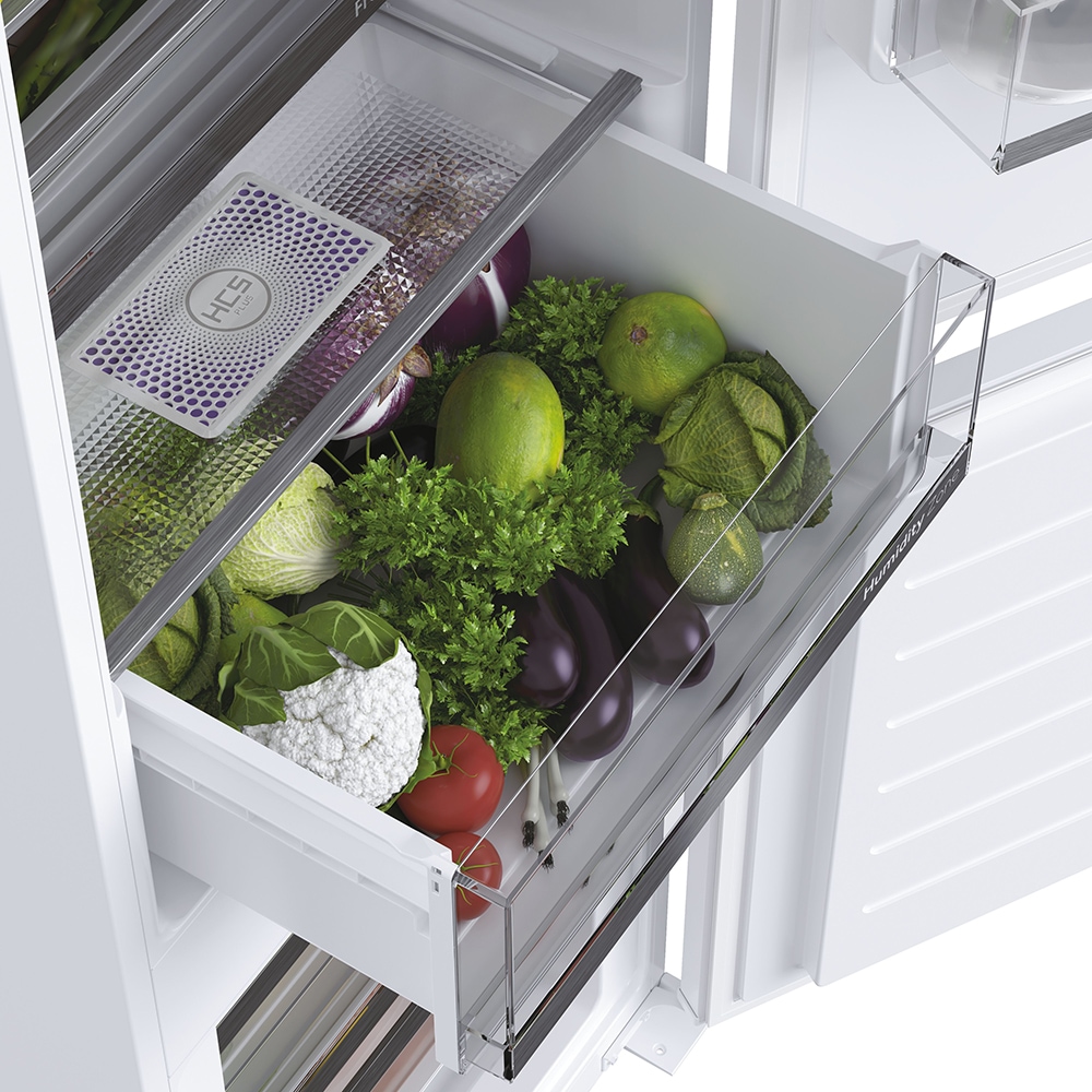 Combina frigorifica incorporabila HAIER HBW5519E, Total No Frost, 281 l, H 193 cm, Clasa E, Wi-Fi