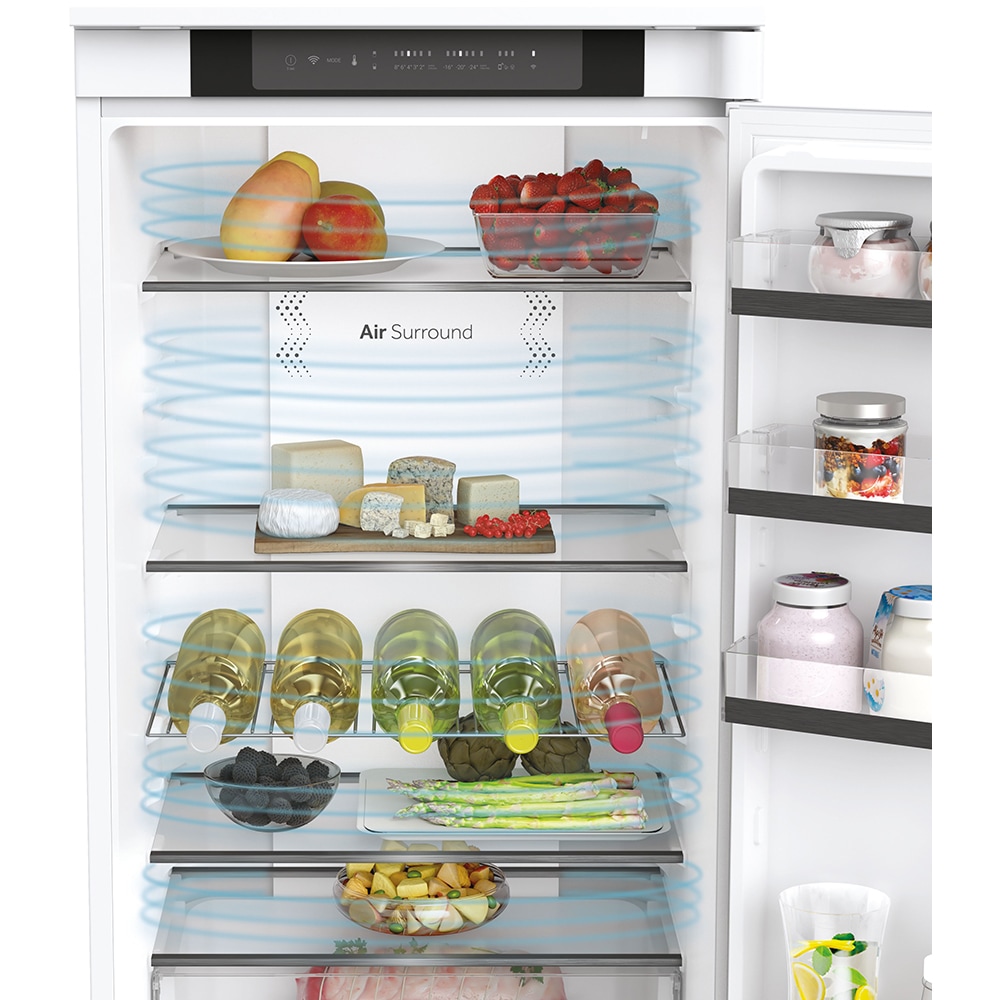 Combina frigorifica incorporabila HAIER HBW5519E, Total No Frost, 281 l, H 193 cm, Clasa E, Wi-Fi