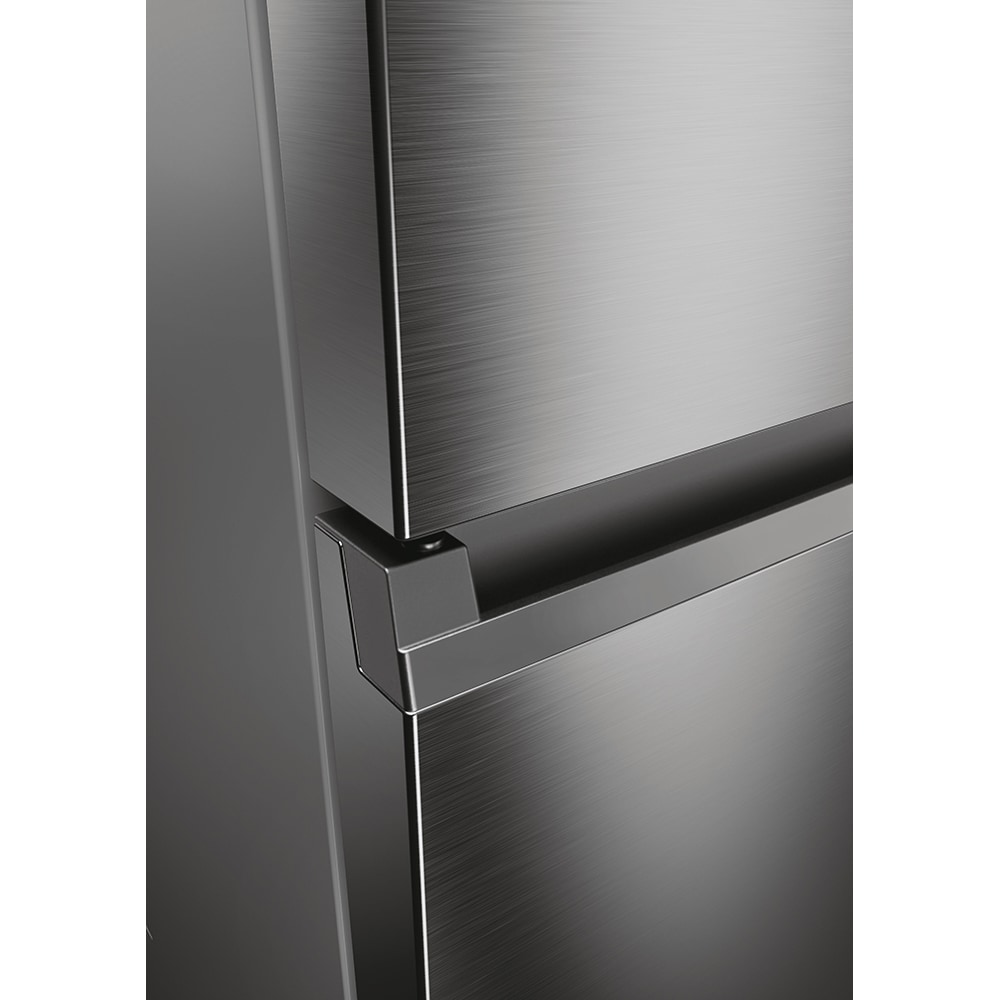 Combina frigorifica HAIER HDW1620CNPK, Total No Frost, 377 l, H 200 cm, Clasa C, Wi-Fi, argintiu