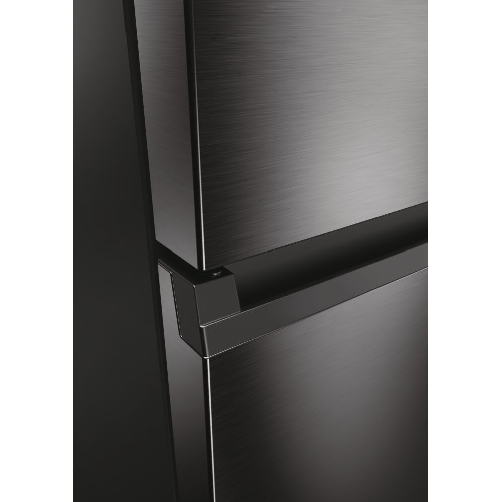 Combina frigorifica HAIER HDW1620DNPD, Total No Frost, 377 l, H 200 cm, Clasa D, dark inox
