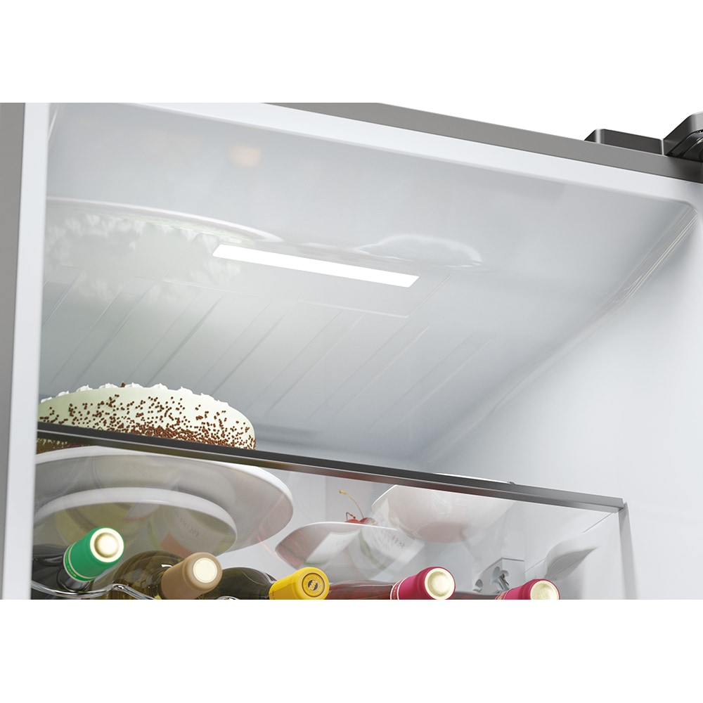 Combina frigorifica HAIER HTW5620CNMP, Total No Frost, 414 l, H 201 cm, Clasa E, Wi-Fi, negru