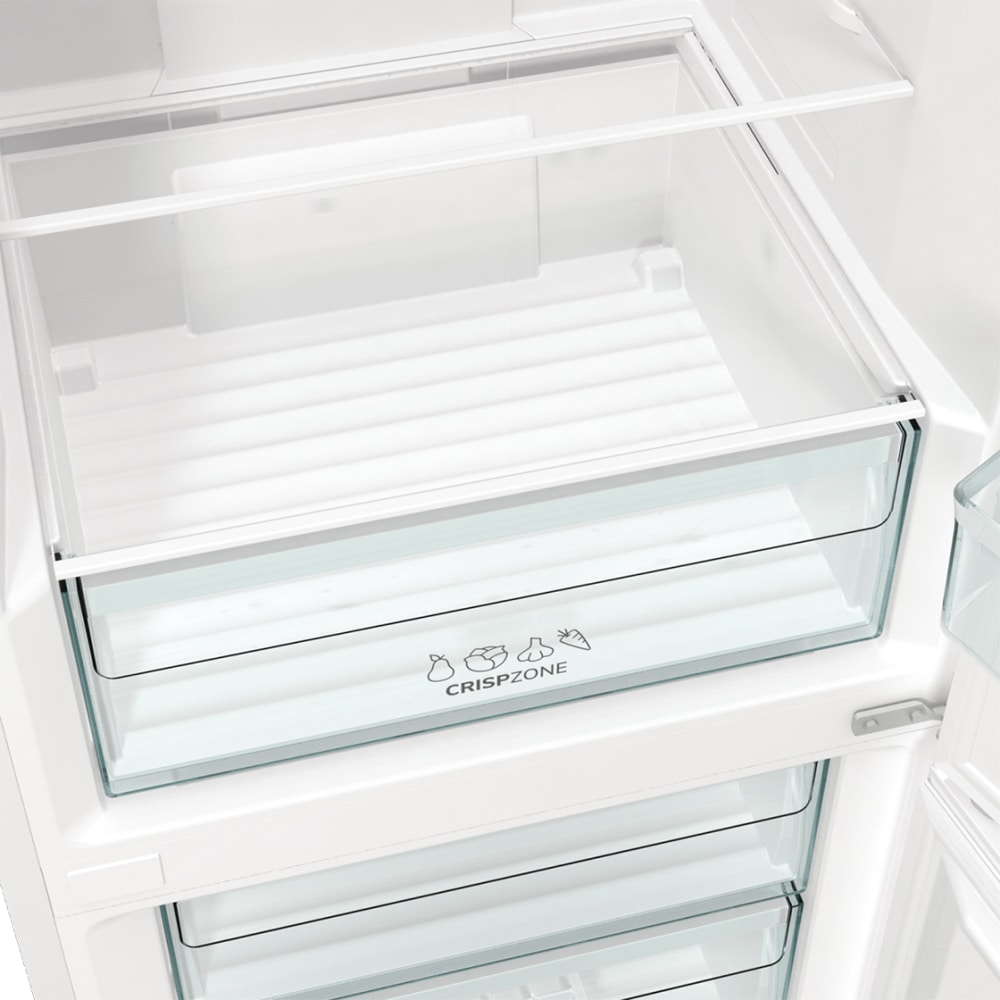 Combina frigorifica GORENJE NRK619EEW4, No Frost, 300 l, H 185 cm, Clasa E, alb