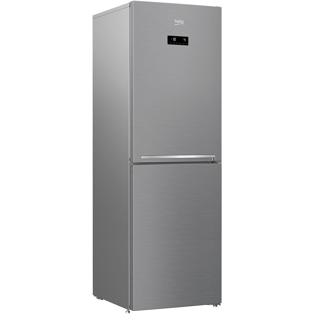 Combina frigorifica BEKO RCNA386E40ZXBN, NeoFrost, 358 l, H 203 cm, Clasa E, argintiu