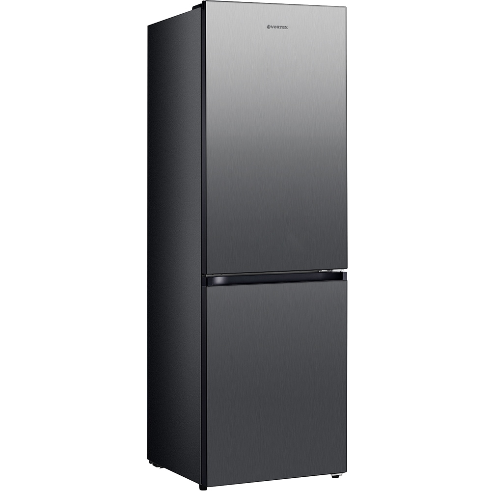 Combina frigorifica VORTEX VK33NSS03S, No Frost, 327 l, H 185 cm, Clasa E, dark inox
