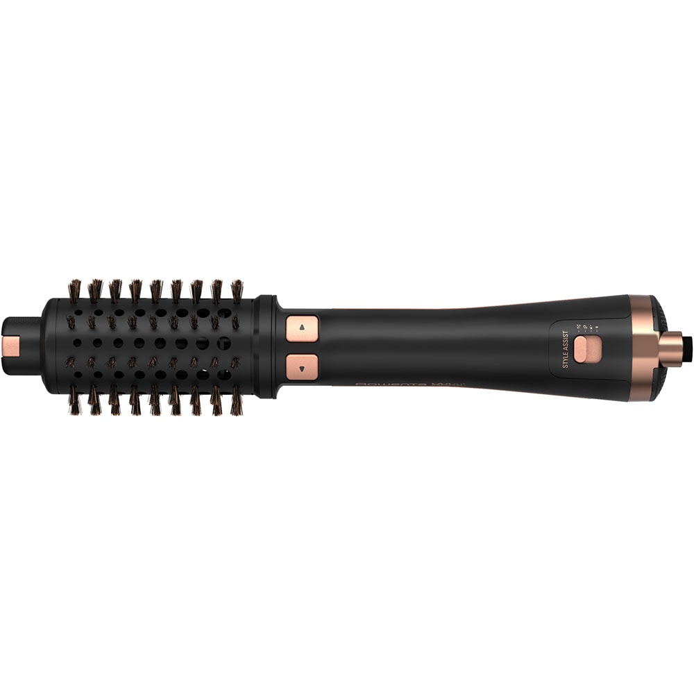 Perie rotativa ROWENTA Ultimate Experience Virtuose CF9625F0, 750W, 3 viteze, 2 trepte temperatura, Invelis Ceramic, negru-maro