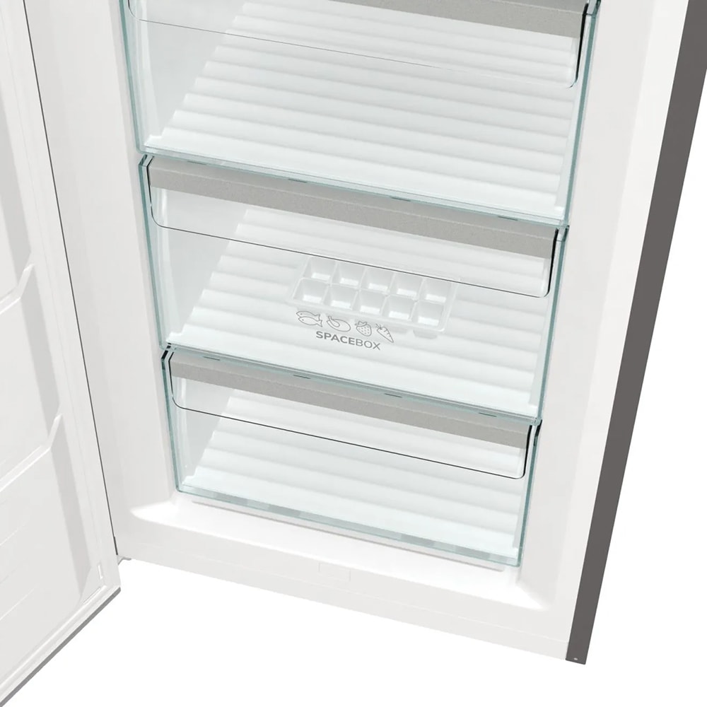 Congelator GORENJE FNP619EAXL6L, No Frost, 280 l, H 185 cm, Clasa E, argintiu
