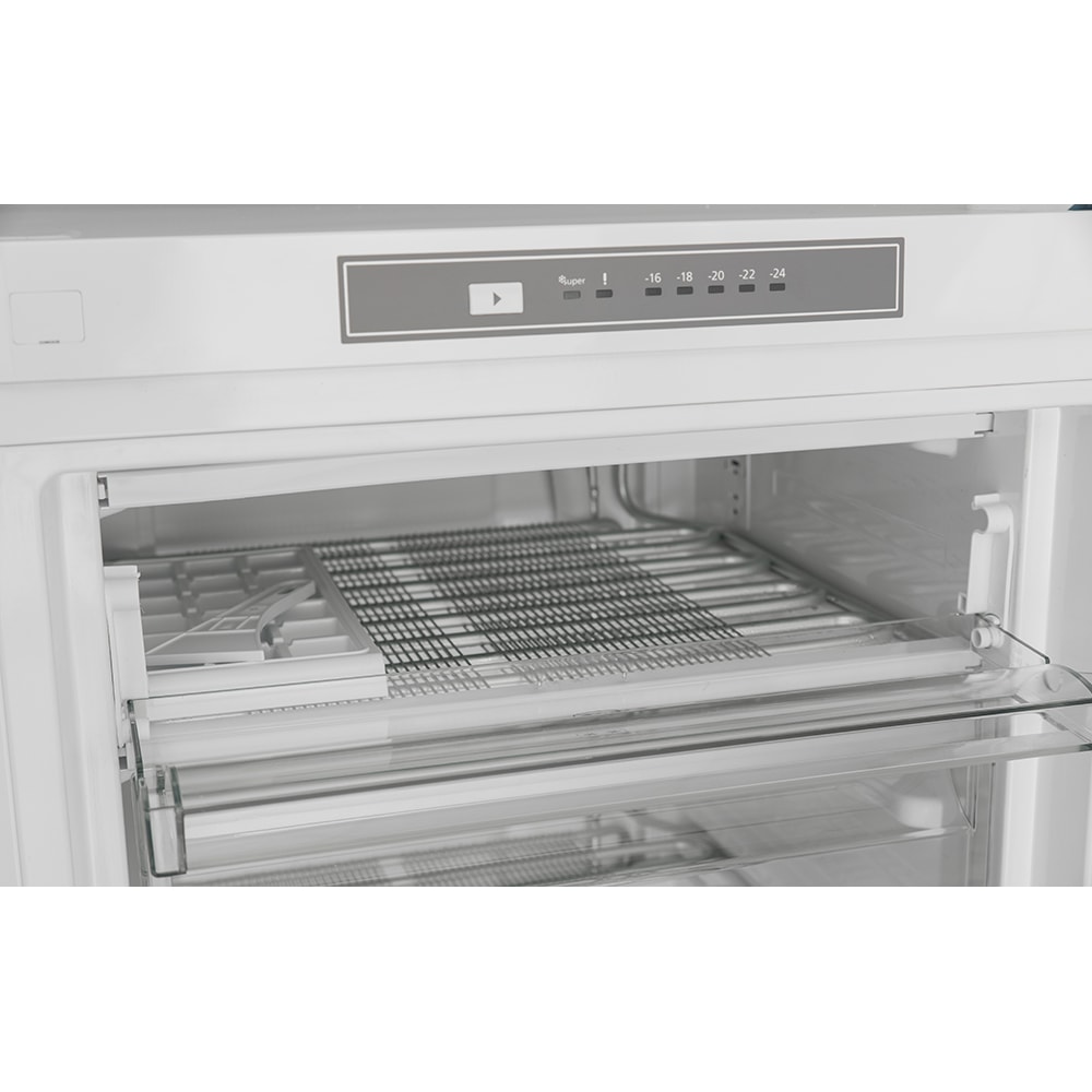 Congelator SHARP SJ-SE182E2W-EU, 188 l, H 145 cm, Clasa E, alb