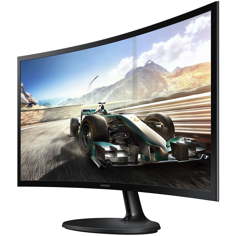 Monitor Gaming curbat LED VA SAMSUNG Essential S3 S36GD LS24D360GAUXEN, 24", Full HD, 100Hz, negru