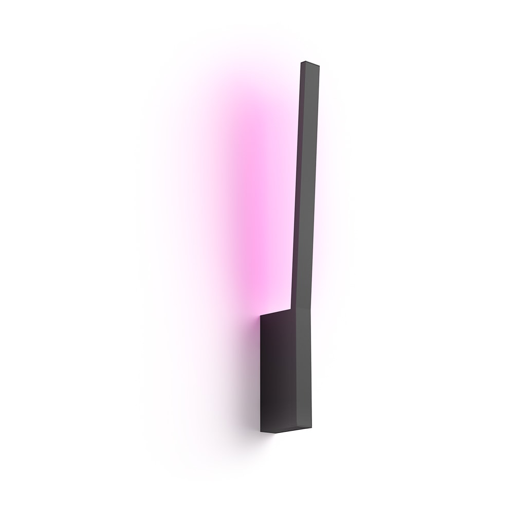 Aplica LED Smart PHILIPS Hue Liane, 12.2W, 850lm, Wi-Fi, negru mat