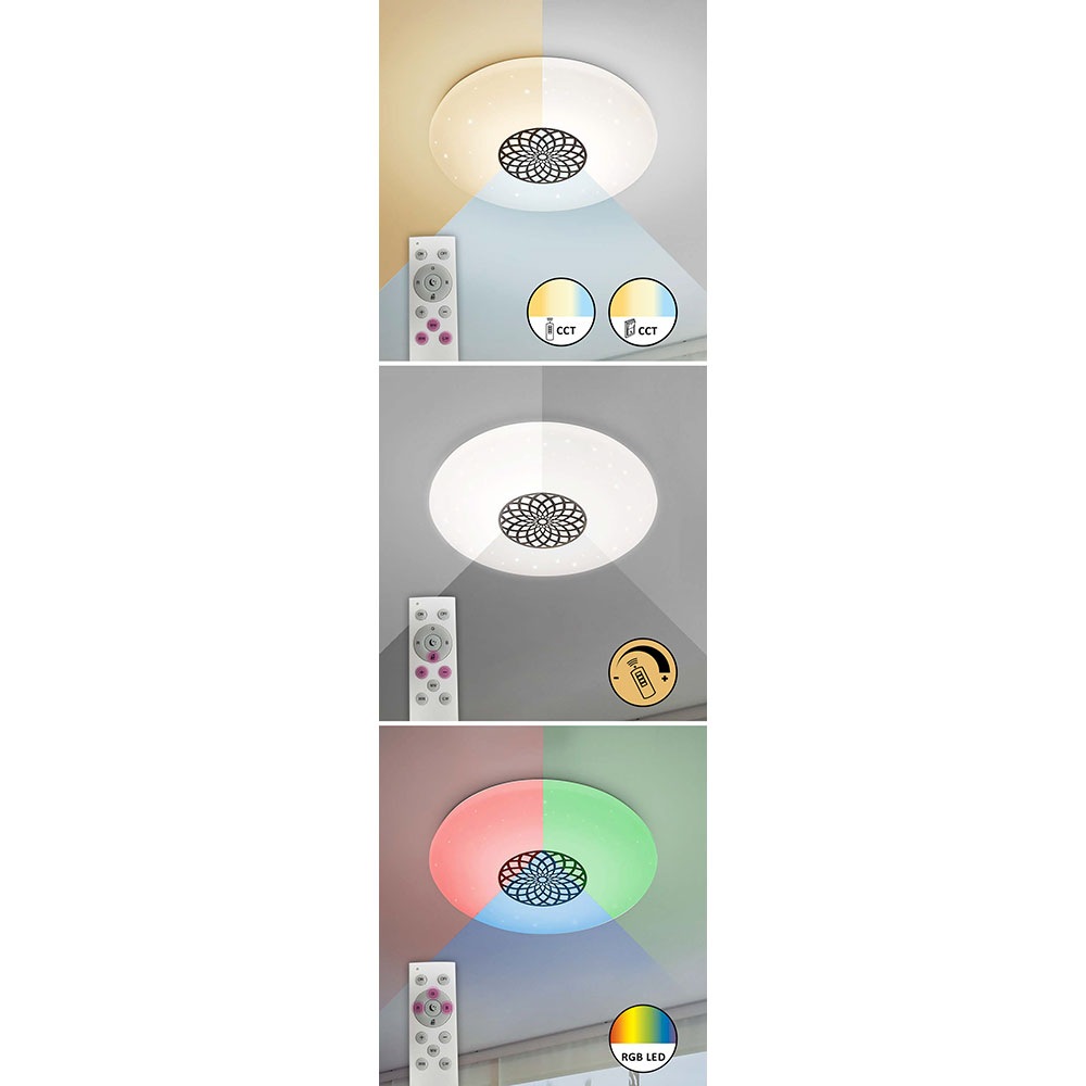Plafoniera RABALUX Ophelia, 40W, LED, IP20, Argintiu