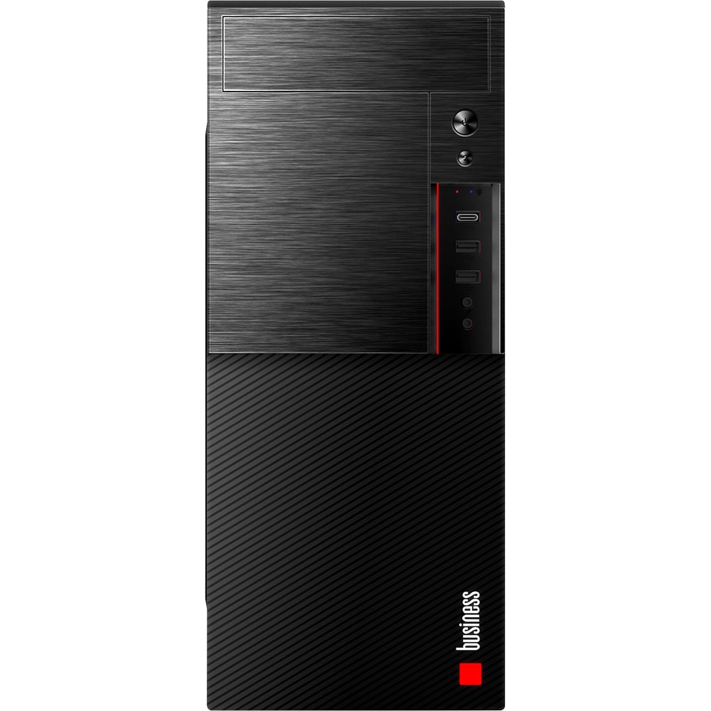 Sistem Desktop PC MYRIA Style V86 Powered by Asus, AMD Ryzen 7-5700G pana la 4.6GHz, 8GB, SSD 512GB, AMD Radeon Graphics, Ubuntu
